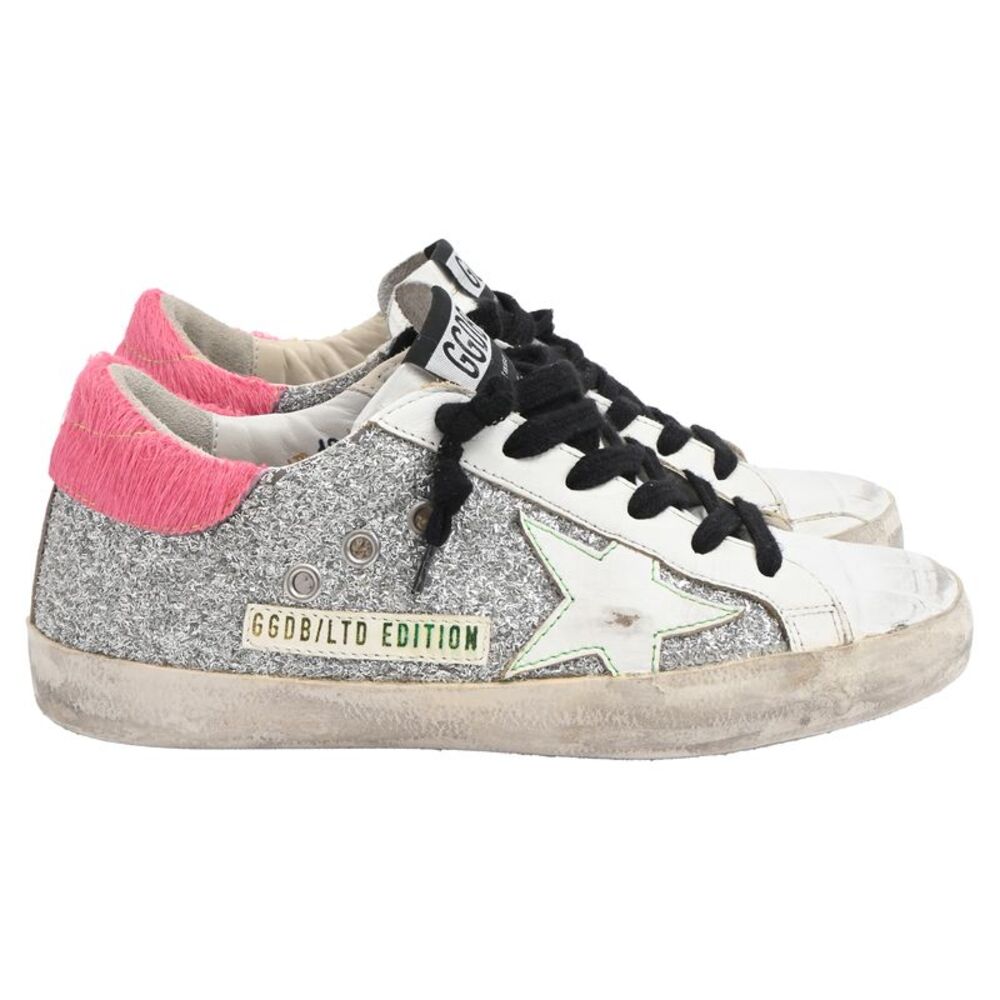 Golden Goose Super Star Low-Top Sneakers in Multicolor Leather